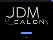 Tablet Screenshot of jdmsalon.com